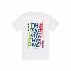 Star Wars - T-shirt FORCE IS STRONG - Homme (Blanc)