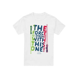 Star Wars - T-shirt FORCE IS STRONG - Homme (Blanc)