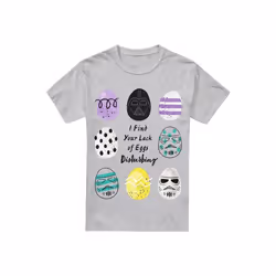 Star Wars - T-shirt YOUR LACK OF EASTER EGGS DISTURBING - Homme (Gris chiné)