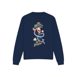 Captain Marvel - Sweat BE MERRY BE BRIGHT - Adulte (Bleu marine)