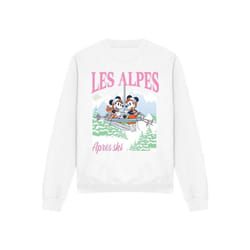 Disney - Sweat LES ALPES - Adulte (Blanc)