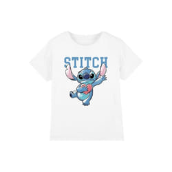 Lilo & Stitch - T-shirt CLUTCHING HEARTS - Enfant (Blanc)