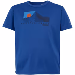 Regatta - T-shirt ALVARADO ADVENTURE AWAITS - Enfant (Bleu olympien)