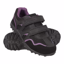 Mountain Warehouse - Baskets MARS - Enfant (Noir / Violet)