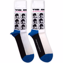 The Beatles - Chaussettes A HARD DAY'S NIGHT - Adulte (Blanc)