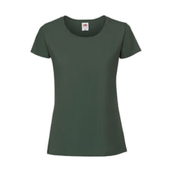 Fruit of the Loom - T-shirt ICONIC - Femme (Vert bouteille)