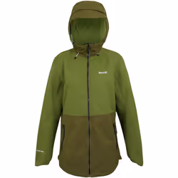 Regatta - Veste imperméable HAMARA - Femme (Vert néphrite / Kaki)