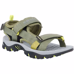 Regatta - Sandales BLAZE - Enfant (Vert néphrite / Vert citron)