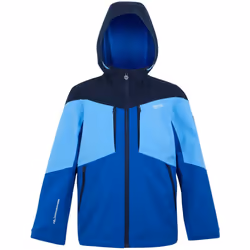 Regatta - Veste imperméable HIGHTON - Enfant (Bleu olympien / Bleu clair / Bleu marine)