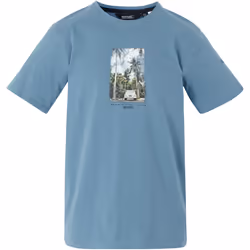 Regatta - T-shirt CLINE SUMMER EXPLORATION - Homme (Bleu de gris)