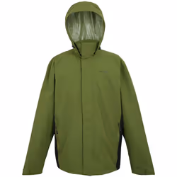 Regatta - Veste imperméable MATT - Homme (Vert néphrite / Noir)
