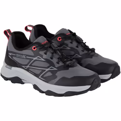 Regatta - Baskets BLAZE - Femme (Gris phoque / Pêche foncée)