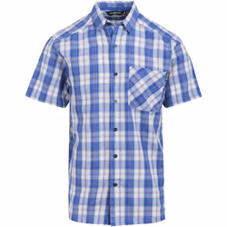 Regatta - Chemise MINDANO - Homme (Blanc / Bleu olympien)