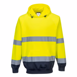 Portwest - Sweat à capuche B316 - Homme (Jaune / Bleu marine)