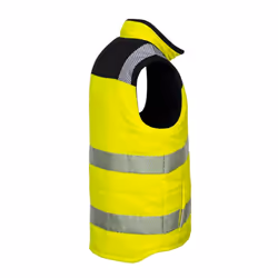 Portwest - Veste sans manches PW3 - Homme (Jaune / Noir)