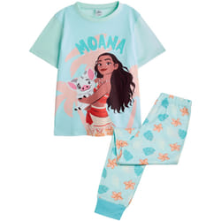 Moana - Ensemble de pyjama long - Fille (Bleu)