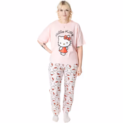 Hello Kitty - Ensemble de pyjama - Femme (Rose)