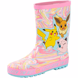 Pokemon - Bottes de pluie - Fille (Multicolore)