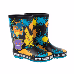 Pokemon - Bottes de pluie - Garçon (Multicolore)