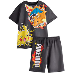 Pokemon - Ensemble t-shirt et short - Garçon (Noir)