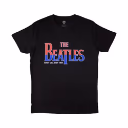 The Beatles - T-shirt FIRST USA VISIT - Adulte (Noir)