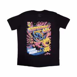 Lilo & Stitch - T-shirt EXPERIMENT - Adulte (Noir)