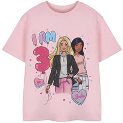 Barbie - T-shirt - Fille (Rose)