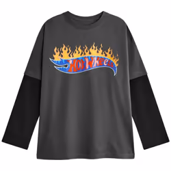Hot Wheels - T-shirt - Garçon (Gris)