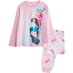 Barbie - Ensemble de pyjama long - Fille (Rose)