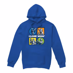 Star Wars: The Clone Wars - Sweat à capuche - Homme (Bleu roi)