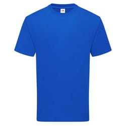 Fruit of the Loom - T-shirt - Adulte (Bleu roi)