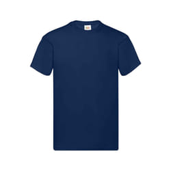 Fruit of the Loom - T-shirt - Adulte (Bleu marine foncé)