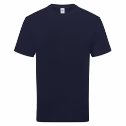 Fruit of the Loom - T-shirt - Adulte (Bleu marine sombre)