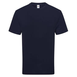 Fruit of the Loom - T-shirt - Adulte (Bleu marine sombre)