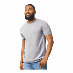 Gildan - T-shirt SOFT STYLE - Adulte (Gris chiné)