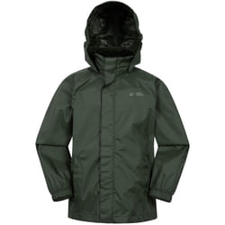 Mountain Warehouse - Veste imperméable PAKKA - Enfant (Vert kaki)