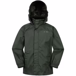 Mountain Warehouse - Veste imperméable PAKKA - Enfant (Vert kaki)