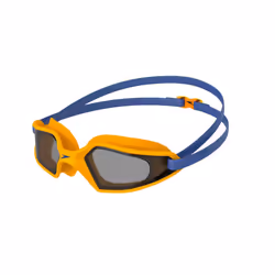 Speedo - Lunettes de natation HYDROPULSE - Enfant - Taille unique (Bleu / Orange)