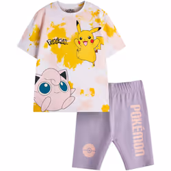 Pokemon - Ensemble t-shirt et short - Fille (Multicolore)