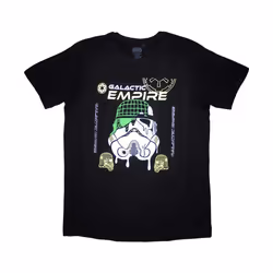 Star Wars - T-shirt GALACTIC EMPIRE - Adulte (Noir)