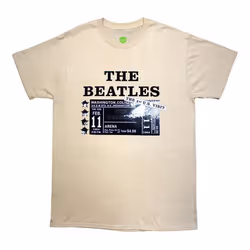 The Beatles - T-shirt WASHINGTON COLISEUM - Adulte (Sable)