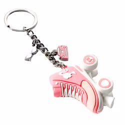 Barbie - Porte-clés 3D - Taille unique (Rose / Blanc / Argenté)