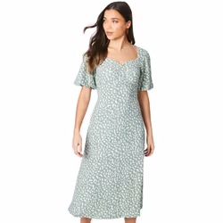 Dorothy Perkins - Robe mi-longue - Femme (Vert)