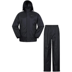 Mountain Warehouse - Ensemble veste et pantalon PAKKA - Homme (Noir)