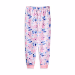 Lilo & Stitch - Ensemble de pyjama long - Fille (Rose / Bleu)
