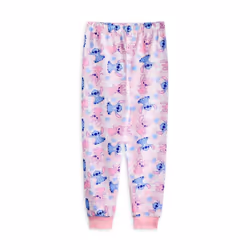 Lilo & Stitch - Ensemble de pyjama long - Fille (Rose / Bleu)