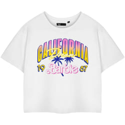 Barbie - T-shirt court CALIFORNIA DREAM - Femme (Blanc)