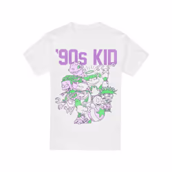 Nickelodeon - T-shirt 90S KID - Homme (Blanc)
