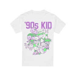 Nickelodeon - T-shirt 90S KID - Homme (Blanc)