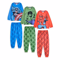 Marvel Avengers - Ensembles de pyjamas longs - Garçon (Multicolore)